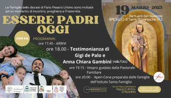“Essere padri oggi” con Anna Chiara Gambini e Gigi De Palo – Domenica 19 Marzo 2023