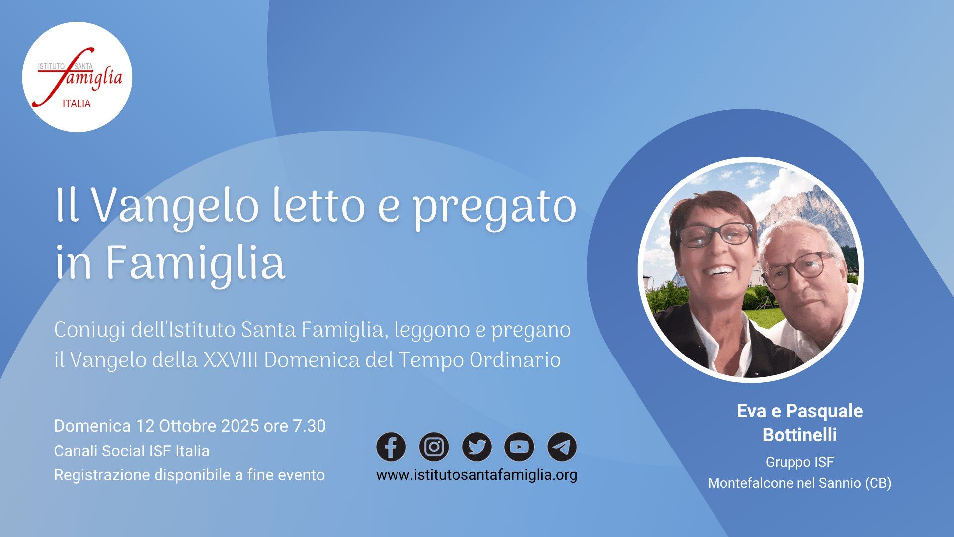 Il Vangelo letto e pregato in Famiglia – XXVIII Domenica del Tempo Ordinario, 12 Ottobre 2025