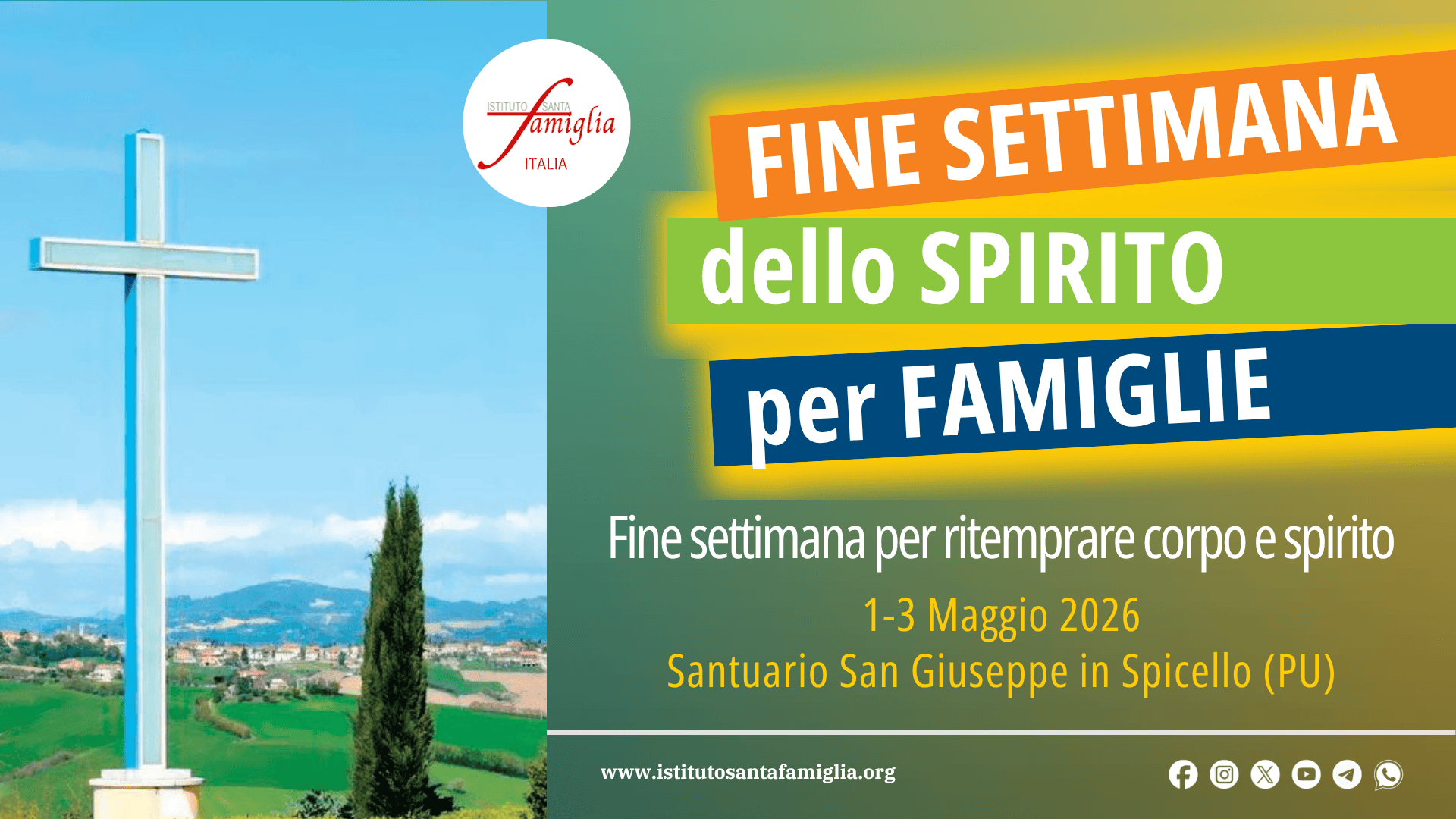 Fine Settimana dello Spirito – Primavera 2026