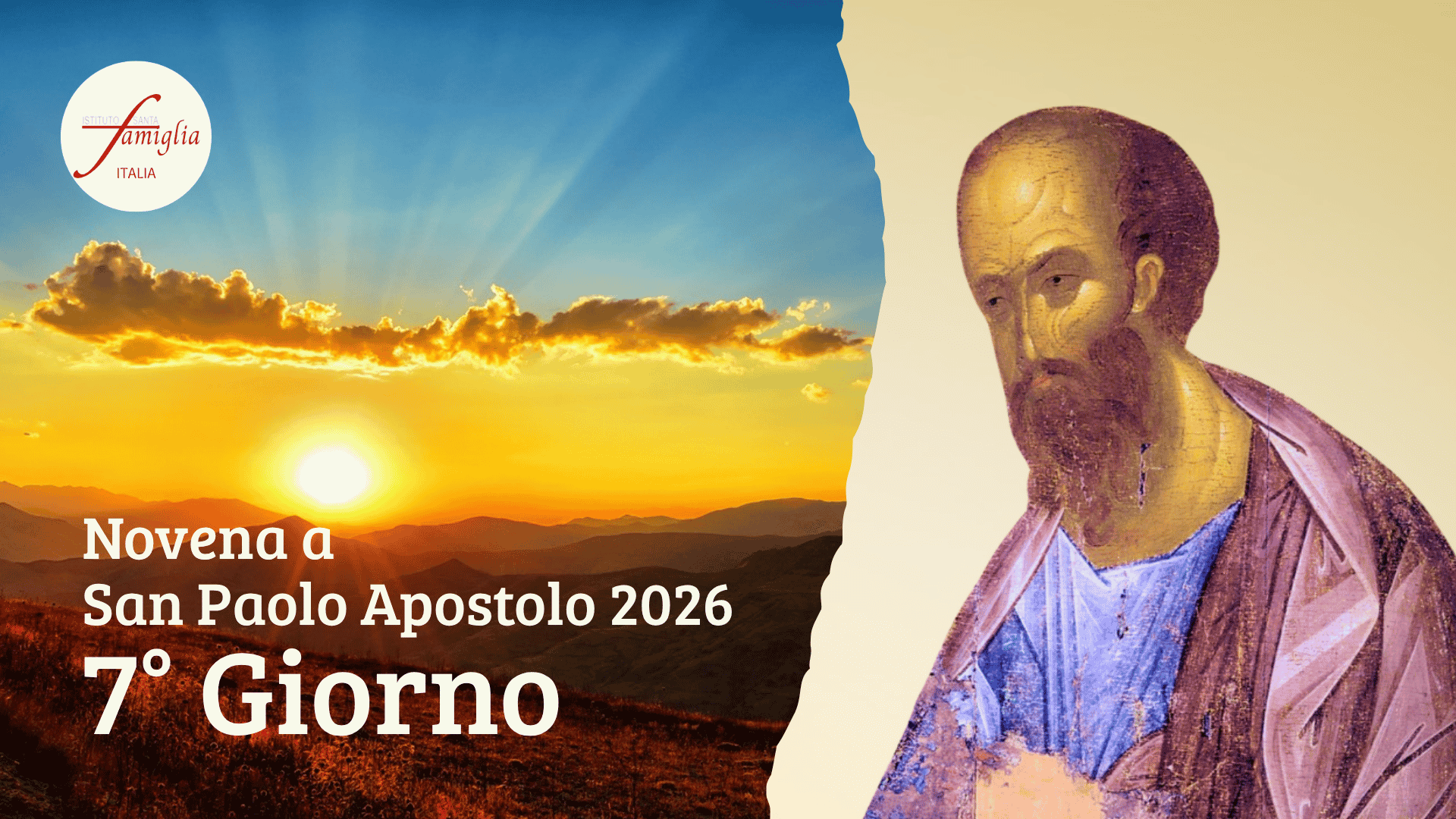 Locandina Novena a San Paolo Apostolo 2026 (7° Giorno)